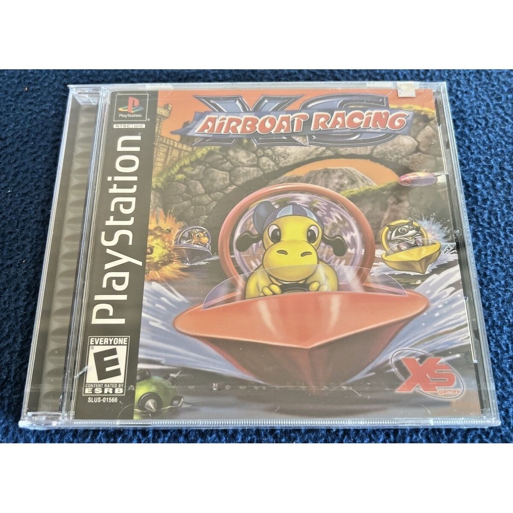 LQQK New PlayStation 1 XS Airboat Racing  Video Game Sony‎ PS1 Factory Sealed!
